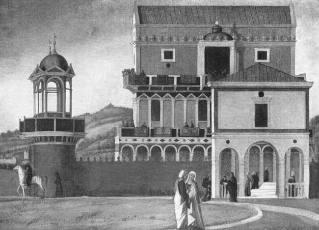 ORIENTAL RUGS DECORATING A BALCONY

