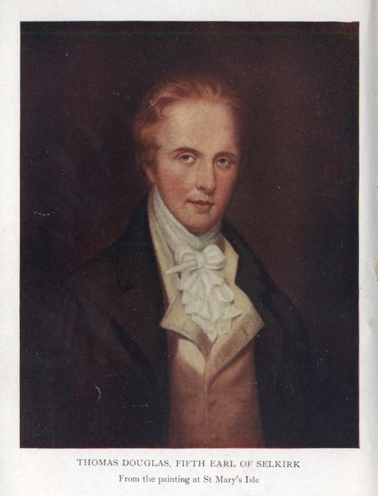 Thomas Douglas, Fifth Earl of Selkirk.  From the painting at St Mary's Isle