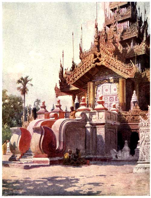 THE QUEEN'S GOLDEN MONASTERY, MANDALAY. Page 79.