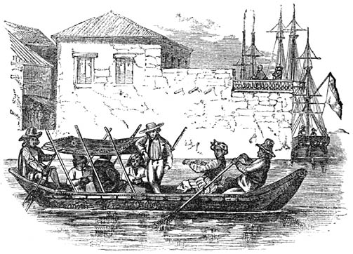 Passage boat on the River Pasig.