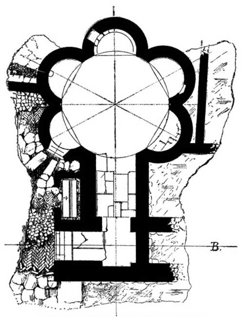 PLAN OF FOUNDATIONS DISCOVERED ON THE RIVA NUOVA, ZARA