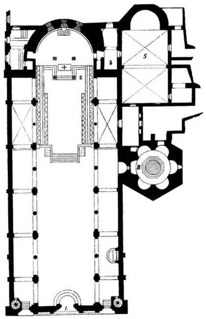 PLAN OF THE CATHEDRAL, ZARA