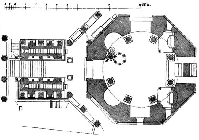 PLAN OF CATHEDRAL AND CAMPANILE, SPALATO 