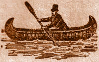 Rowing Canoe.
