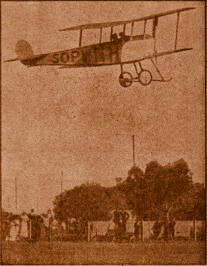 Photograph: Biplane in Flight.