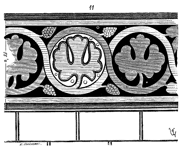 Cloche de porte-jardin-portail motif coeur et arabesques en fonte