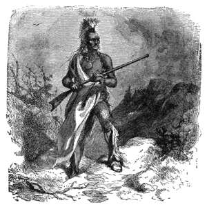 Who stands on that cliff,