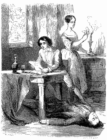 Le Piccinino ouvrit et parcourut encore quelques papiers.
(Page 105.)