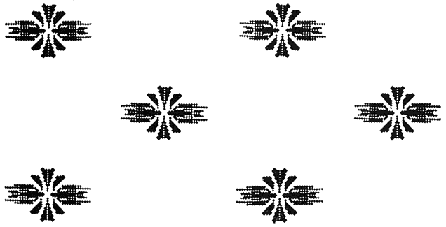 Plate LXXIX. Arrangement of fishtail palm designs.