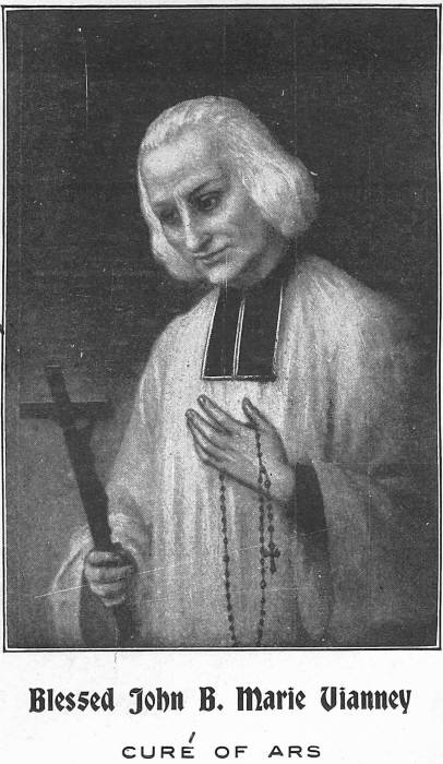 A picture of Blessed John
Vianney