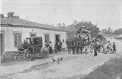 A chegada da diligencia aos Valles em Ferreira do Zezere―Alfredo Keil A chegada da diligencia aos Valles em Ferreira do Zezere―Alfredo Keil