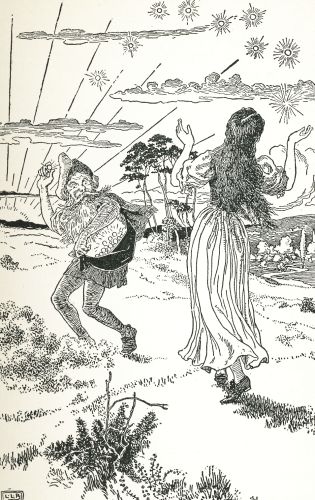 'ALL OF A SUDDEN HE STOOD STRAIGHT UP AND BEGAN THROWING
THINGS AT ME FOR ME TO CATCH&mdash;IT WAS THE LITTLE SUNS!'