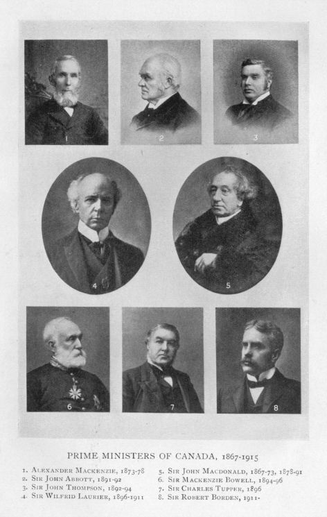 PRIME MINISTERS OF CANADA, 1867-191