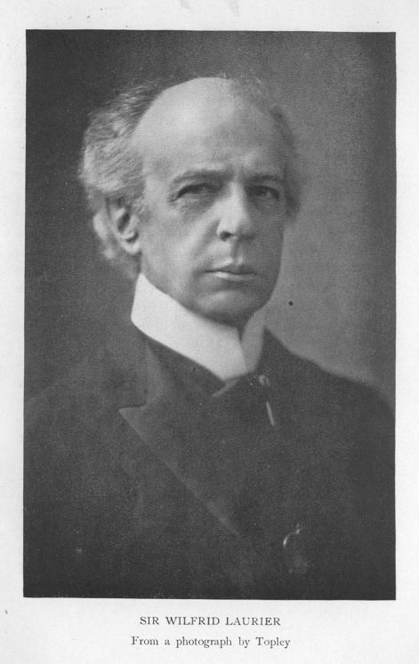 SIR WILFRID LAURIER From a photograph by Topley