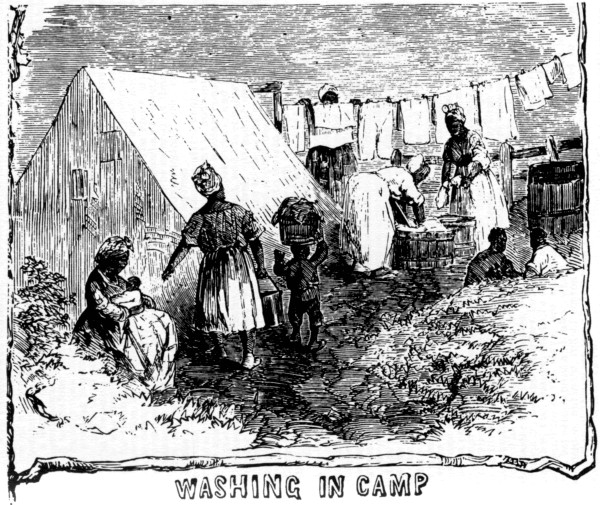 WASHING IN CAMP