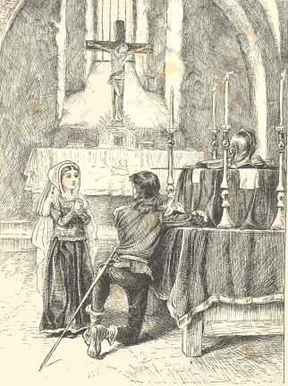 “‘No; only I saw that you stayed here all
alone,’ she said, clasping her hands.”  Page 269