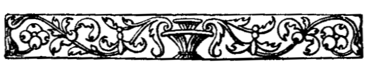 vine and urn woodcut