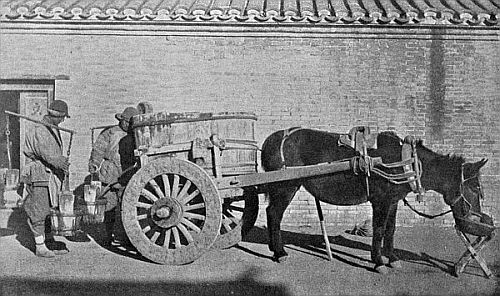 Reproduced by permission of The Philadelphia Museums.
WATER CART. PEKIN, CHINA.