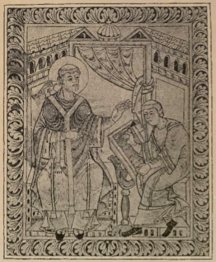 St. Gregory, from Antiphoner of Hartker of St. Gall