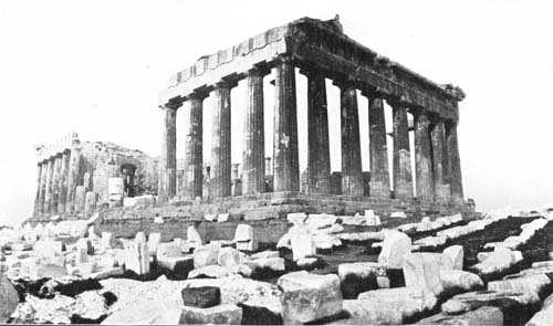 A SHELL DESCENDED INTO THE PARTHENON, THE PRIDE OF CENTURIES LAY SHATTERED.