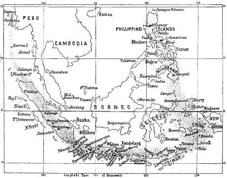 Map of Moluccas