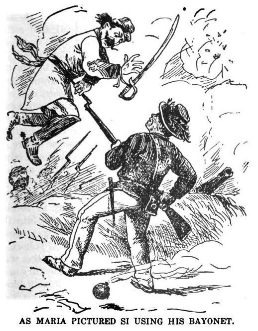 As Maria Pictured si Using his Bayonet 035 