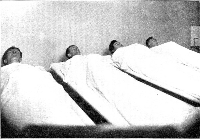 Victims at Morgue.
John Looney Hugo Gerlot, Felix Baran Abe Rabinowitz