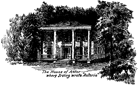 The House of Astor where Irving wrote "Astoria"