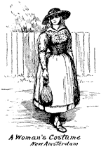 A Woman's Costume, New Amsterdam