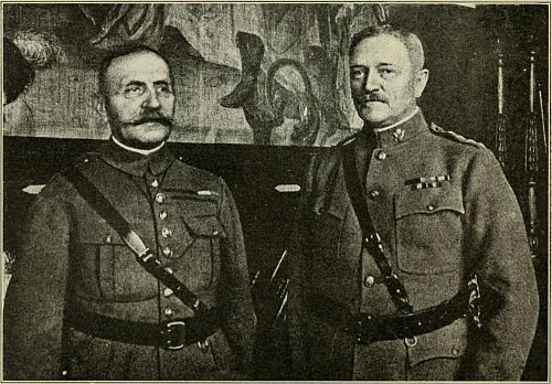 General Foch and General Pershing.