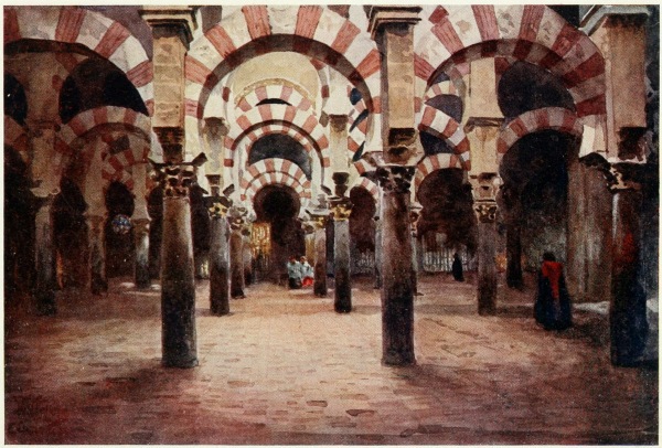 CORDOBA. Interior of the Mesquita.