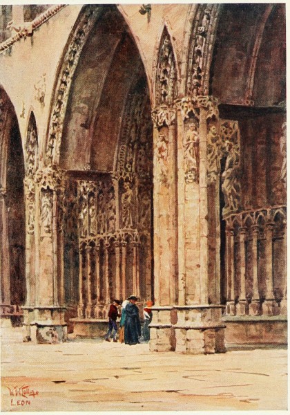 LEON. The West Porch of the Cathedral.