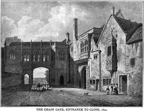 The Chain Gate, Entrance To Close, 1824