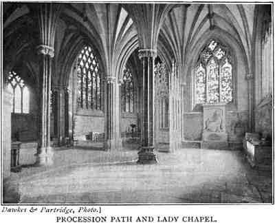 Procession Path And Lady Chapel.