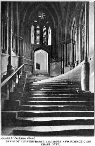 Steps Of Chapter-house Vestibule And Passage Over Chain Gate.