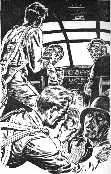 "WE'LL TAKE OVER NOW," STAN SNAPPED.

A Yankee Flier in Italy