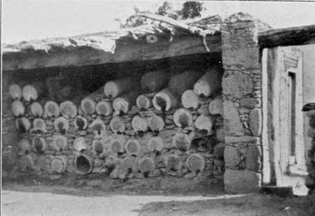 Fig. 1.&mdash;Cypriot Earthenware Beehives.
