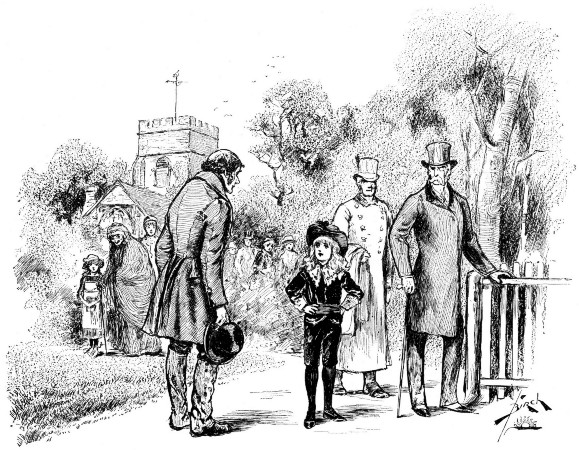 "I'VE A GREAT DEAL TO THANK YOUR LORDSHIP FOR," SAID
HIGGINS. (SEE NEXT PAGE.)