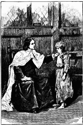Frontispiece.  "'You seem half starved, dear,' he said."&mdash;Page 33.