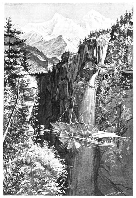 THEN THE SHIP ROSE AGAIN TOWARD THE MAMMOTH ROCKS,
ADORNED WITH THE TAPESTRIES OF FALLING WAVE.