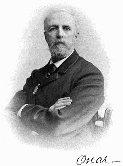 "THE VENERABLE AND ADORABLE KING OSCAR".
PHOTO SIGNED, OSCAR.