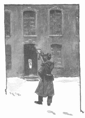 LA VIE  LA CASERNE: LE RVEIL. After a drawing by Georges Scott.