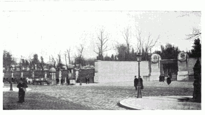 ENTRANCE TO THE CEMETERY OF PÈRE-LACHAISE.