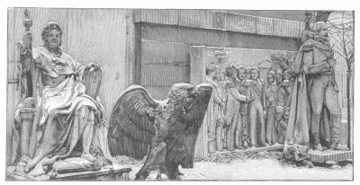 Louis XVIII. Group: Transferring the Napoleon III. ashes of Napoleon I. KINGS IN EXILE: DEPOSED STATUES IN THE GARDEN OF THE GARDE-MEUBLE DE L'ÉTAT, ON THE QUAI D'ORSAY. Louis XVIII. Group: Transferring the Napoleon III. ashes of Napoleon I. KINGS IN EXILE: DEPOSED STATUES IN THE GARDEN OF THE GARDE-MEUBLE DE L'ÉTAT, ON THE QUAI D'ORSAY.