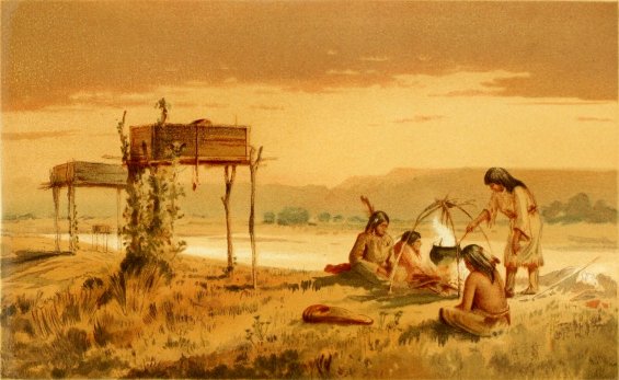 native american indian burial customs