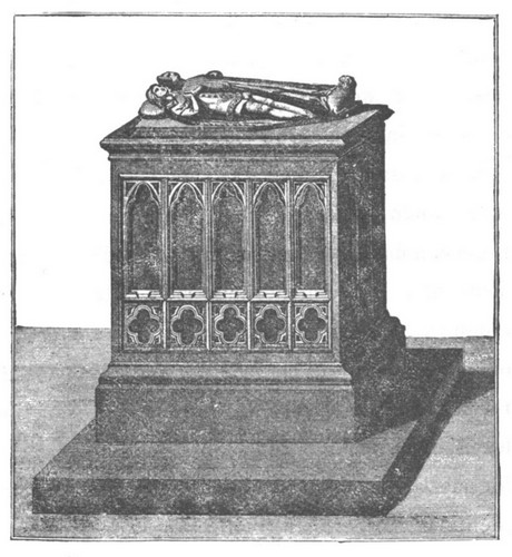 TOMB OF WILLIAM OF WINDSOR AND HIS SISTER BLANCHE.