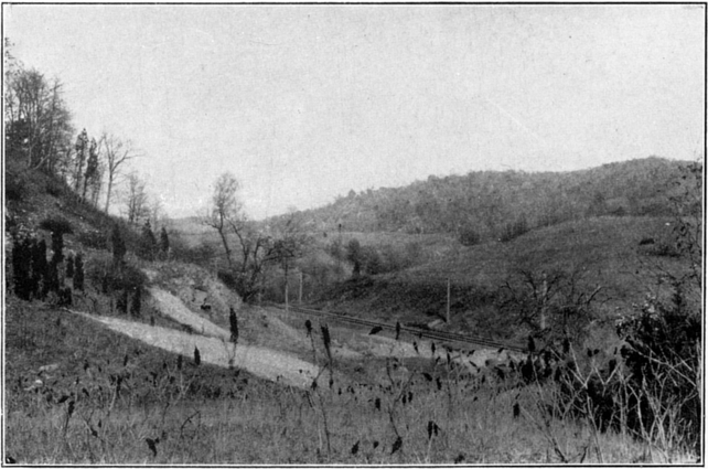 Plate IIB. View down the valley of Umpog Creek.