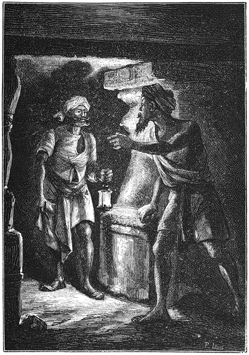 &raquo;Geen licht,&rdquo; zei de Nana. Blz. 44.