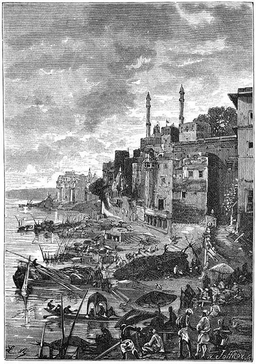 Algemeen gezicht van B&eacute;nares. Blz. 100.