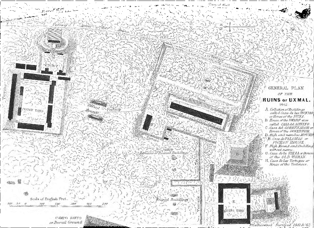Plan of Uxmal